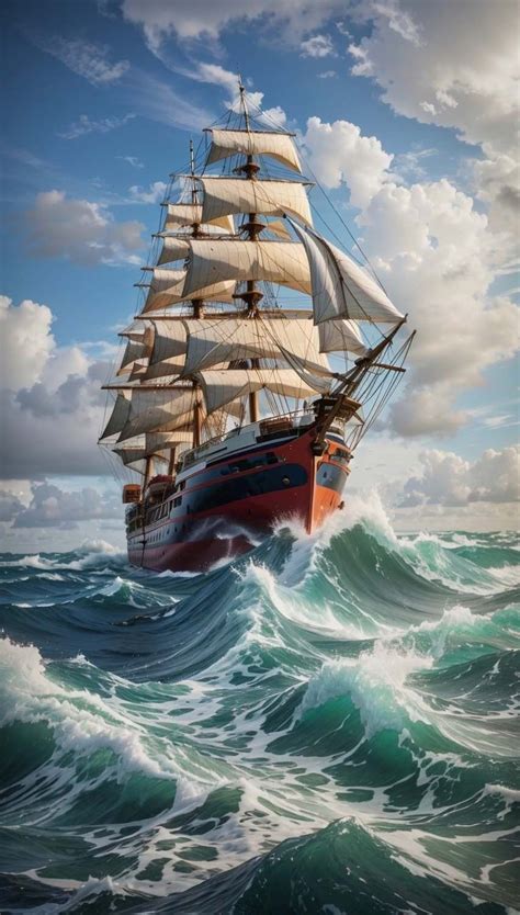 Vintage Ocean Ship iPhone Wallpaper - iPhone Wallpapers | Sailing ships, Ship paintings, Old ...