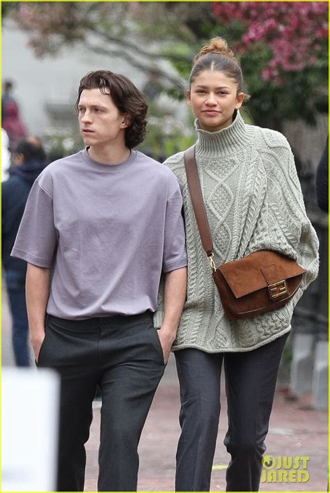 Tom Holland And Zendaya Hold Hands During Day Out In Boston Together