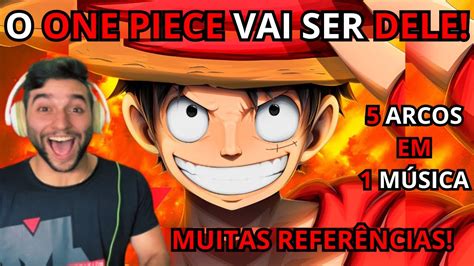 O NOVO REI DOS PIRATAS REACT Rap do Luffy One Piece CHAPÉU DE