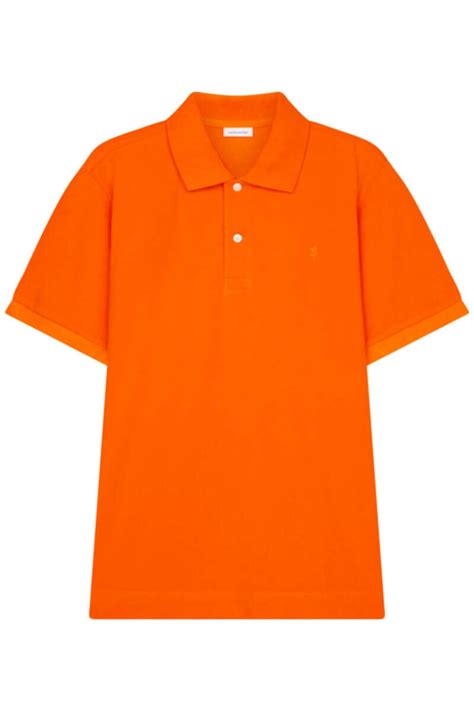 Hochwertiges Seidensticker Regular Fit Poloshirt In Der Farbe Orange