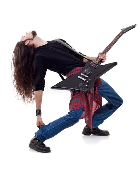 Headbanging Guitarist Stock Photo Image Of Musical Active