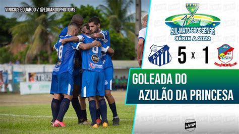 GOLS AQUIDAUANENSE 5 X 1 COXIM CAMPEONATO SUL MATO GROSSENSE 2022