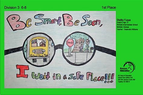 Kansas Announces Winners of School Bus Safety Poster Contest - School ...