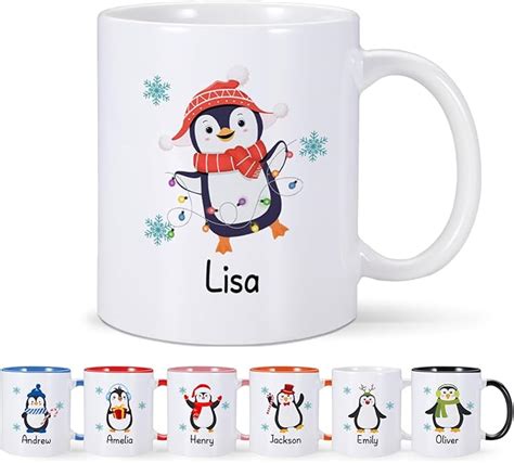 Amazon Personalized Christmas Mug Custom Christmas Coffee Mug With