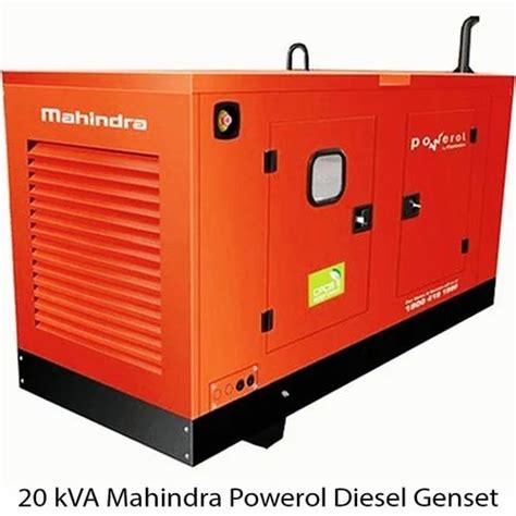 20 Kva Mahindra Powerol Diesel Genset At Rs 230000 Piece Mahindra