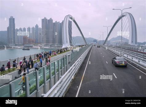 First Day Opening Of Tseung Kwan O Lam Tin Tunnel And Tseung Kwan O