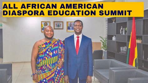 All African American Diaspora Education Summit Youtube