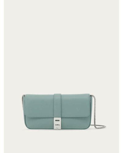 Green Ferragamo Shoulder Bags For Women Lyst