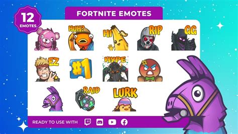 Fortnite Emotes 12-Pack - GamingVisuals