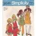 Simplicity 9541 Pattern For Girls Jumper Tunic Skirt Etsy