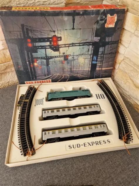 JOUET ANCIEN MODÉLISME Ferroviaire Ho Jouef Coffret Train Sud Express