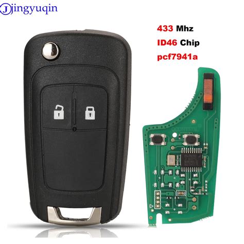 Jingyuqin B Car Remote Key For Vauxhall Opel Zafira Astra Mhz Id