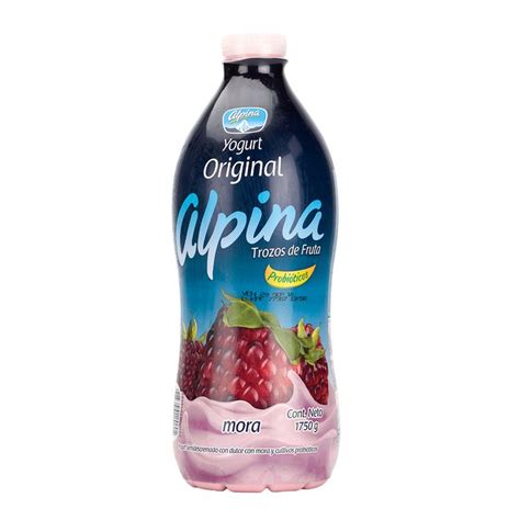 Yogurt Mora X 1750g Alpina Jumbo Colombia