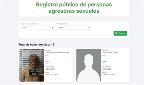 Registro De Agresores Sexuales De La Cdmx Abre Con 45 Delincuentes Sentenciados Almomento