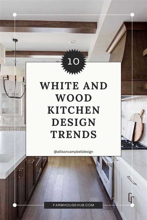 White And Wood Kitchen Design Trends Painted Kitchen Island White