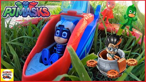 Pj Masks Save The Sky Toys Collection Compilation Youtube