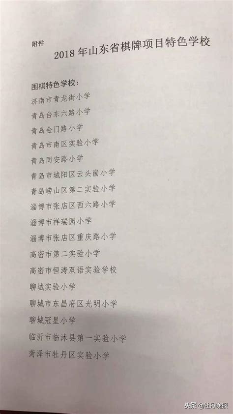 菏澤市牡丹區實驗小學入選省首批圍棋特色學校 每日頭條