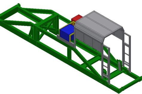 Skid Pump Step Iges 3d Cad Model Grabcad