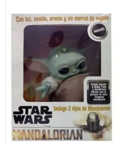 The Mandalorian Star Wars Baby Yoda Con Luz Sonido Y Aroma Env O Gratis