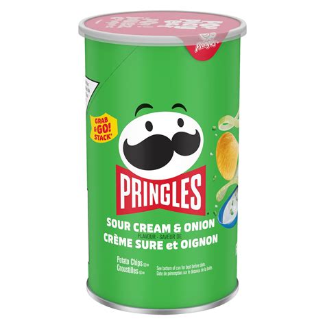 68g Pringles Sour Cream And Onion Potato Chips Mart31