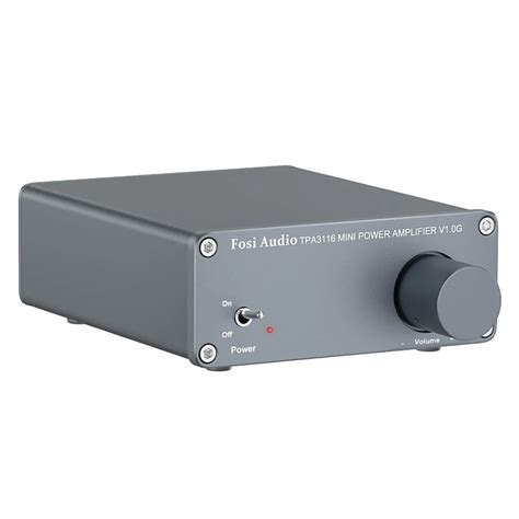 Fosi Audio V G Class D Stereo Amplifier Tpa X W Ohm