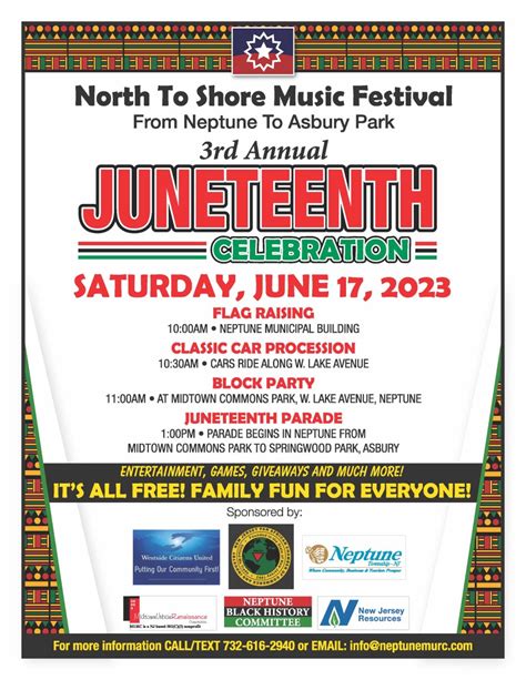 Juneteenth Celebration Neptune Township