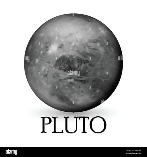 Planet Pluto Illustration Vector Stock Vector Image And Art Alamy