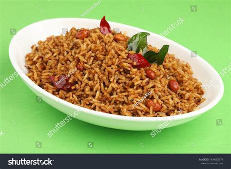 South Indian Dish Named Tamarind Rice Stock Photo 1809655375 | Shutterstock