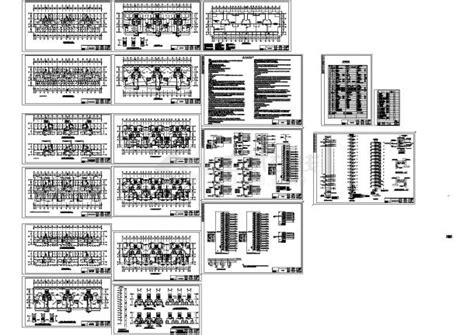 某15层住宅楼全套电气施工cad图（含电 气 设 计 说 明 ，插座平面图）居住建筑土木在线