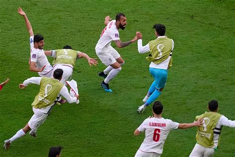 World Cup 2022 Two Stoppage Time Goals See Iran Claim Dramatic Win