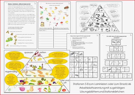 Gesunde Ern Hrung Arbeitsblatt Grundschule Stile Update