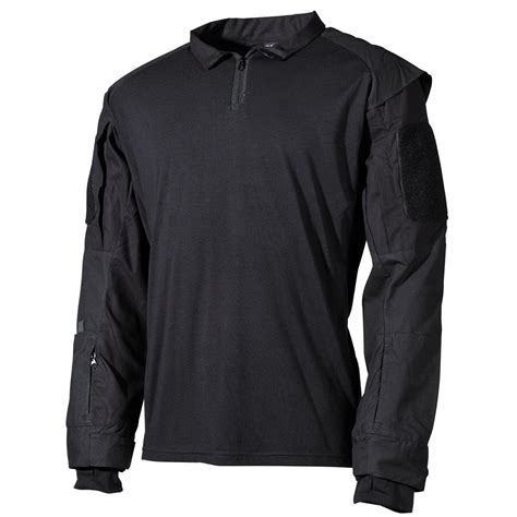 Us Tactical Shirt Black Black Apparel Combat Shirts Sweaters