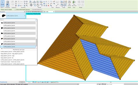 roof adaptive    point revit family revit daily
