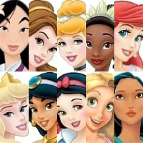 Princess Collage Original Ten Original Disney Princesses Photo 38405071 Fanpop