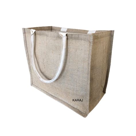 Plain Natural Karaj Jute Shopping Bag Size X X Inch At Rs