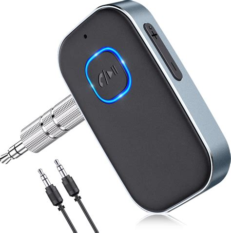 Glangeh Receptor Bluetooth Coche Aux Jack Mm Adaptador