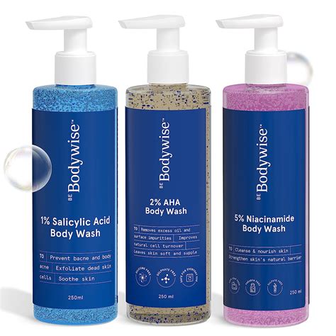 Buy Be Bodywise Body Wash Kit For Women Includes 1 Salicylic Acid