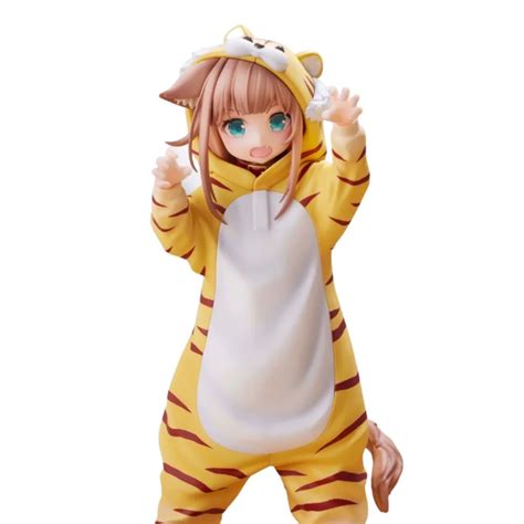 15cm Tiger Tora Kinako Anime Girl Figure Uchi No Neko Ga Onnanoko De