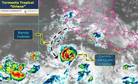 Tormenta Tropical Orlene Se Forma En Costas De Colima Y Jalisco Se