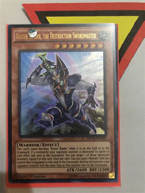 Buster Blader The Destruction Swordmaster Ultra Mp16 En189 1st