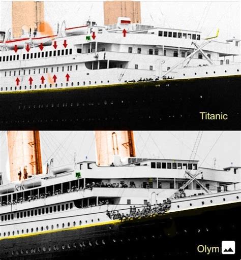 Olympic vs TITANIC | Barcos abandonados, Fotos del titanic, Titanic ...