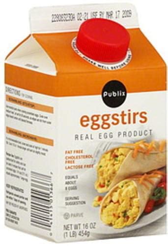 Publix Eggstirs 16 Oz Nutrition Information Innit