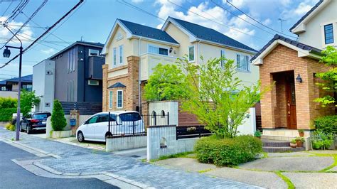 4k Japan Walk Modern Japanese Houses Neighborhood Walking Tour