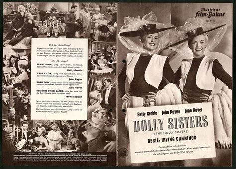 Filmprogramm IFB Nr 1116 Dolly Sisters Betty Grable John Payne