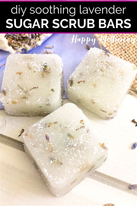 Diy Lavender Sugar Scrub Cubes Happy Mothering