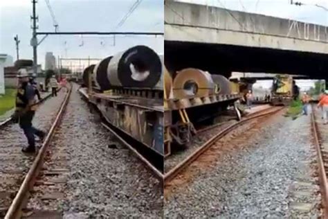 Trem De Carga Descarrila E Afeta Linhas Da Cptm Em S O Paulo