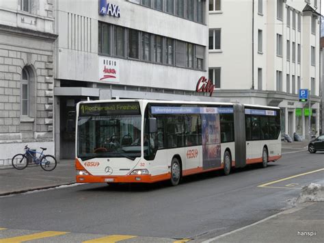 BSU Mercedes Citaro Nr 32 SO 142032 Unterwegs Auf Der Linie 1 In