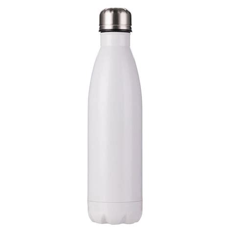 17oz Stainless Steel Coke Shaped Bottle - White | Bottle, Thermal ...