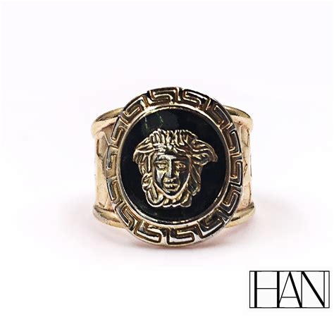 Versace Ring Gold / Anillo Versace Oro - Etsy Canada