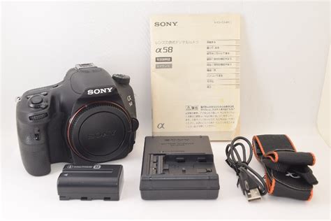 やや傷や汚れあり美品 SONY ソニー α58 SLT A58 ボディ ショット数2403回 2208077の落札情報詳細